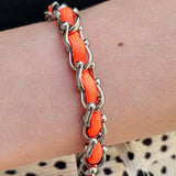 OCEAN MAXI Designer Bracelet / Necklace Orange