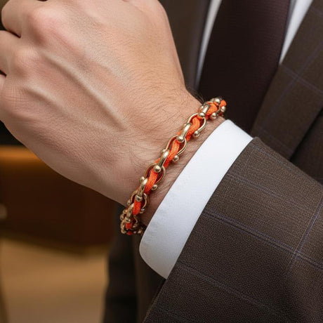 OCEAN MAXI Designer Bracelet / Necklace Orange