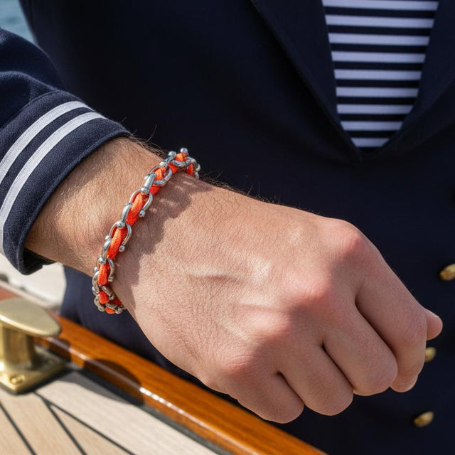 OCEAN MAXI Designer Bracelet / Necklace Orange