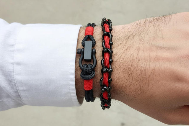 OCEAN MAXI Designer Bracelet / Necklace Red
