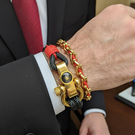 OCEAN MAXI Designer Bracelet / Necklace Red