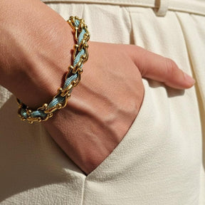 OCEAN MAXI Designer Bracelet / Necklace Sea Green