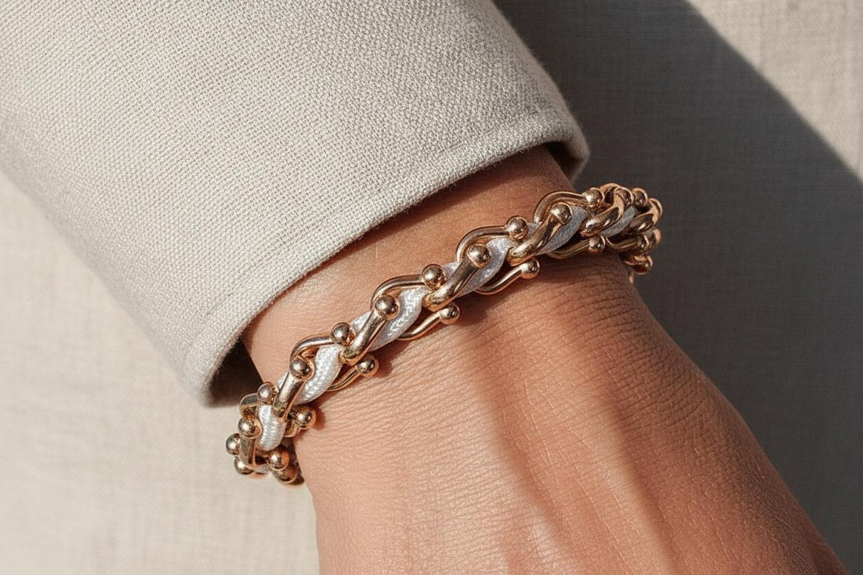 OCEAN MAXI Designer Bracelet / Necklace White