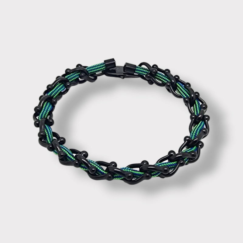OCEAN MAXI Signature Bracelet Green Blue
