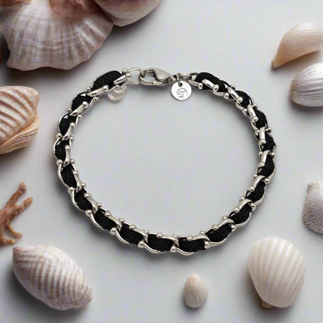 OCEAN MINI Designer Bracelet / Necklace Black