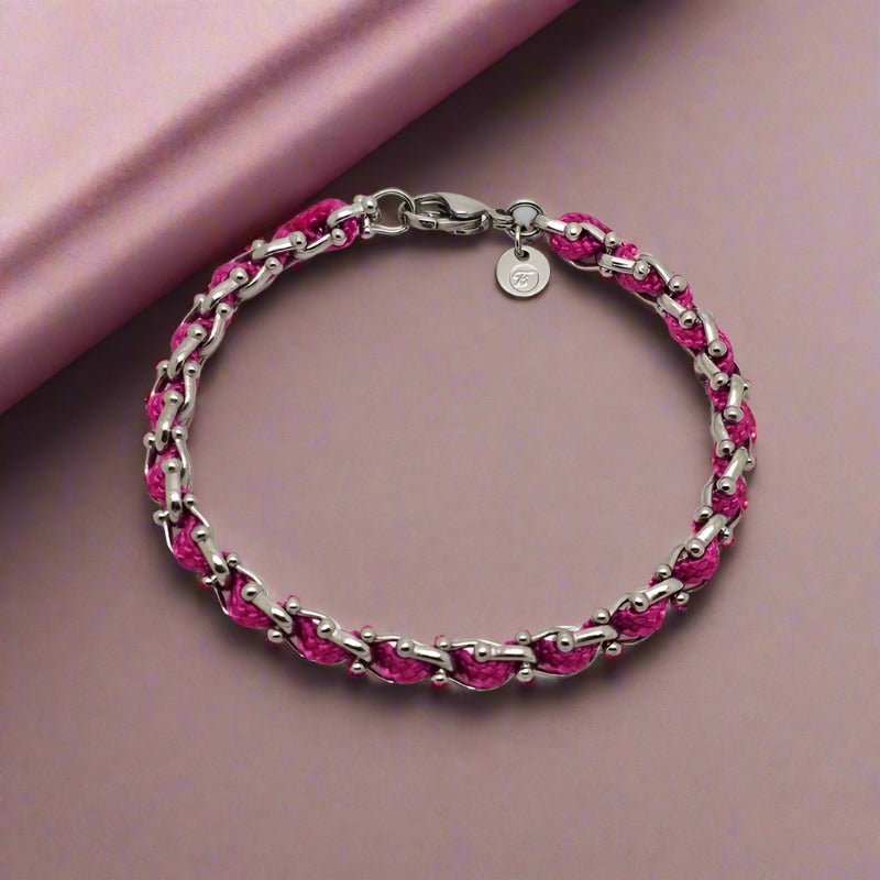 OCEAN MINI Designer Bracelet / Necklace Fuchsia