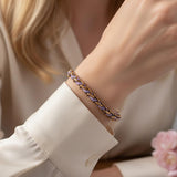 OCEAN MINI Designer Bracelet / Necklace Lavender Purple