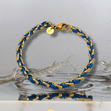 OCEAN MINI Designer Bracelet / Necklace Med Blue