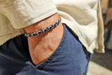 OCEAN MINI Designer Bracelet / Necklace Navy Blue