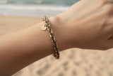 OCEAN MINI Designer Bracelet / Necklace Tan