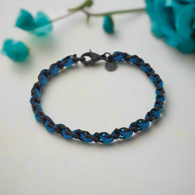 OCEAN MINI Designer Bracelet / Necklace Teal