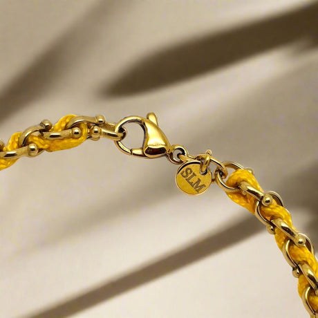 OCEAN MINI Designer Bracelet / Necklace Yellow