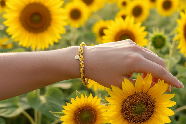 OCEAN MINI Designer Bracelet / Necklace Yellow