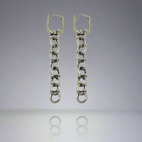 OCEAN MINI Designer Chain Drop Earrings