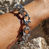 OCEAN ULTRA Signature Toggle Bracelet- Silver