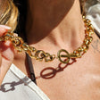 OCEAN ULTRA Signature Toggle Necklace - Gold