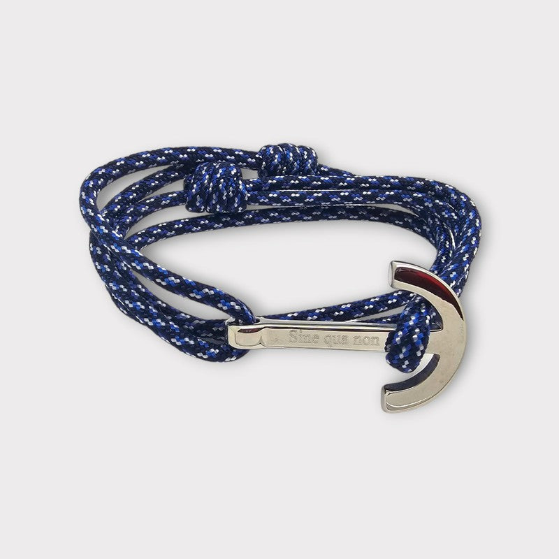 YACHT CLUB big anchor bracelet blue camo