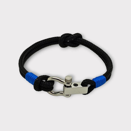 ROYAL mini shackle bracelet black blue