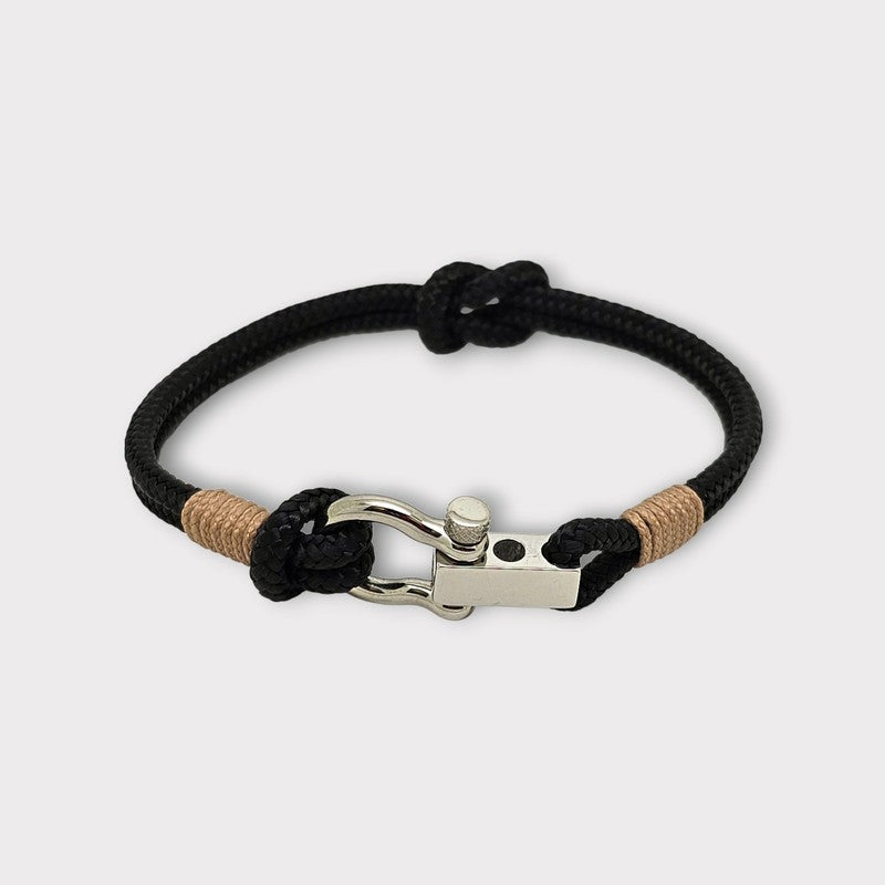 ROYAL mini shackle bracelet black light brown