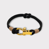 ROYAL mini shackle bracelet black light brown