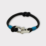 ROYAL mini shackle bracelet black teal