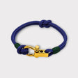 ROYAL mini shackle bracelet blue dark green