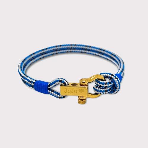 ROYAL mini shackle bracelet blue mix