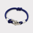 ROYAL mini shackle bracelet blue white