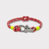 ROYAL mini shackle bracelet coral yellow