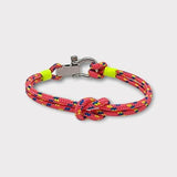 ROYAL mini shackle bracelet coral yellow