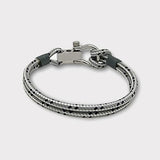 ROYAL mini shackle bracelet grey mix