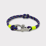 ROYAL mini shackle bracelet purple mix yellow