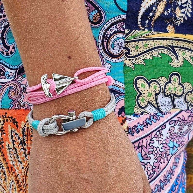 SAILOR mini boat bracelet baby pink