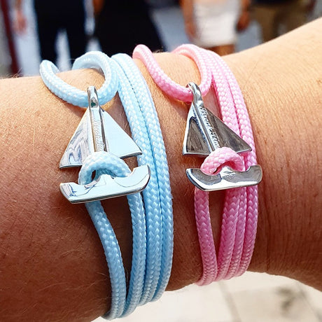 SAILOR mini boat bracelet baby pink