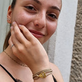 SAILOR mini boat bracelet beige