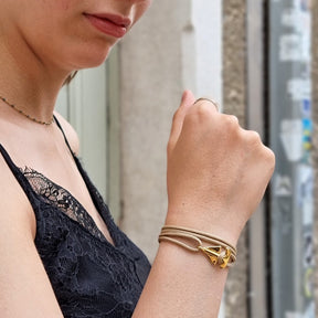 SAILOR mini boat bracelet beige