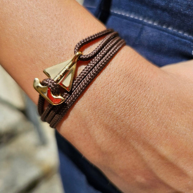 SAILOR mini boat bracelet brown