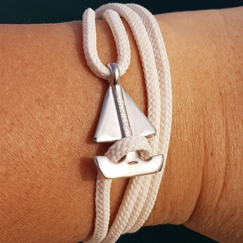 SAILOR mini boat bracelet cream