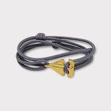 SAILOR mini boat bracelet dark grey