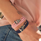 SAILOR mini boat bracelet lavender pink
