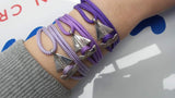 SAILOR mini boat bracelet lavender purple