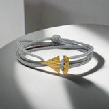 SAILOR mini boat bracelet light grey