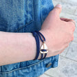 SAILOR mini boat bracelet navy blue