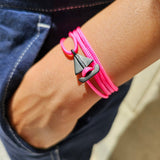 SAILOR mini boat bracelet neon pink