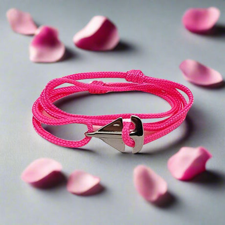 SAILOR mini boat bracelet neon pink