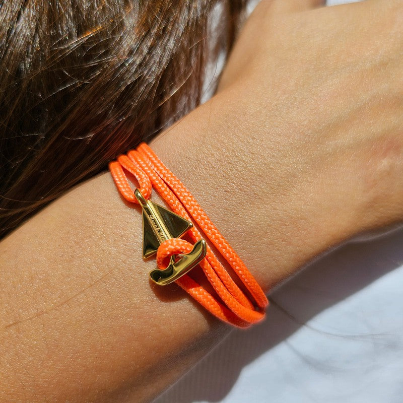 SAILOR mini boat bracelet orange