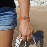 SAILOR mini boat bracelet orange