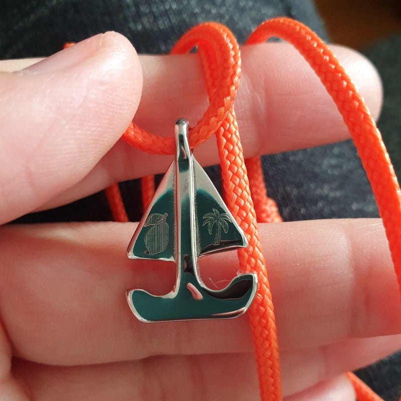 SAILOR mini boat bracelet orange