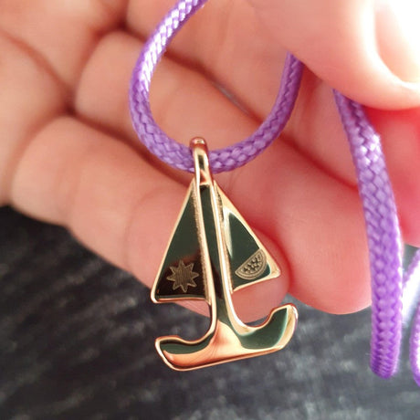 SAILOR mini boat bracelet purple