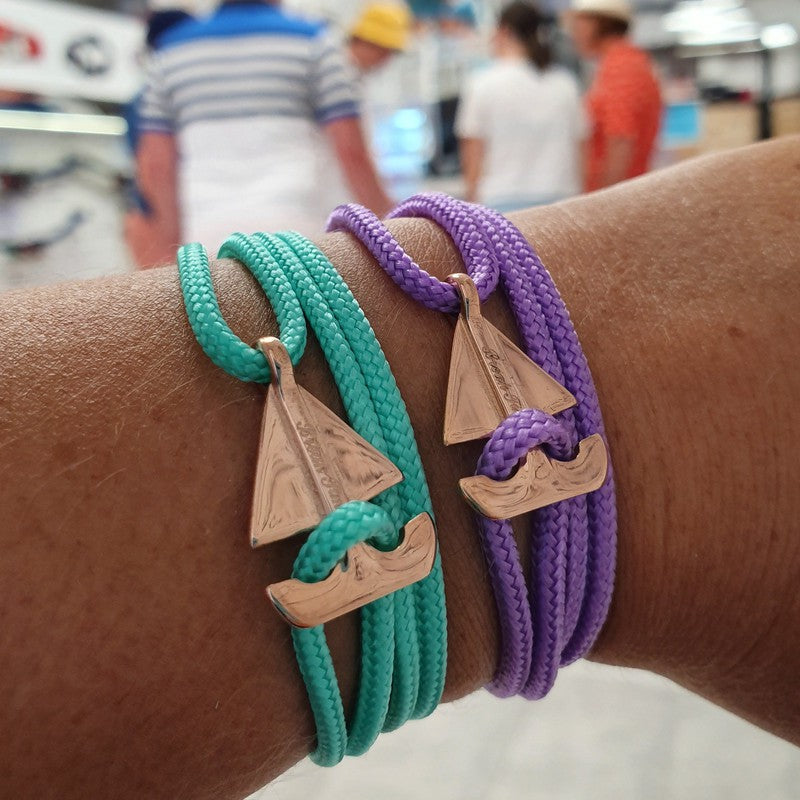 SAILOR mini boat bracelet purple